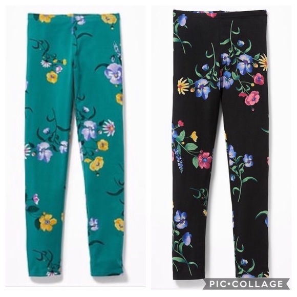 Old Navy Other - NWT Bundle of 2 Full Length Printed Leggings 14
